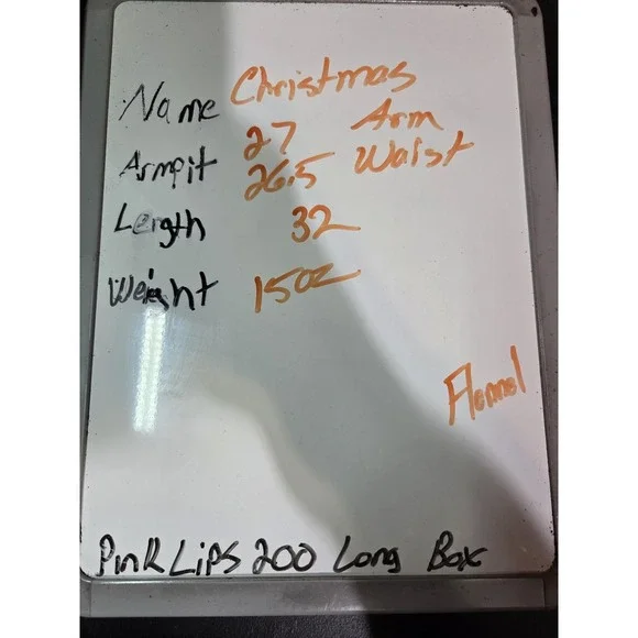 Christmas Flannel Shirt Mens 3XL Plaid Bleach Santa Tell Me What You Want Grunge - Picture 8 of 8